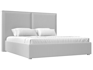 Кровать интерьерная Аура 200, экокожа, белый