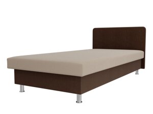 Кровать Мальта, рогожка, бежевый, коричневый