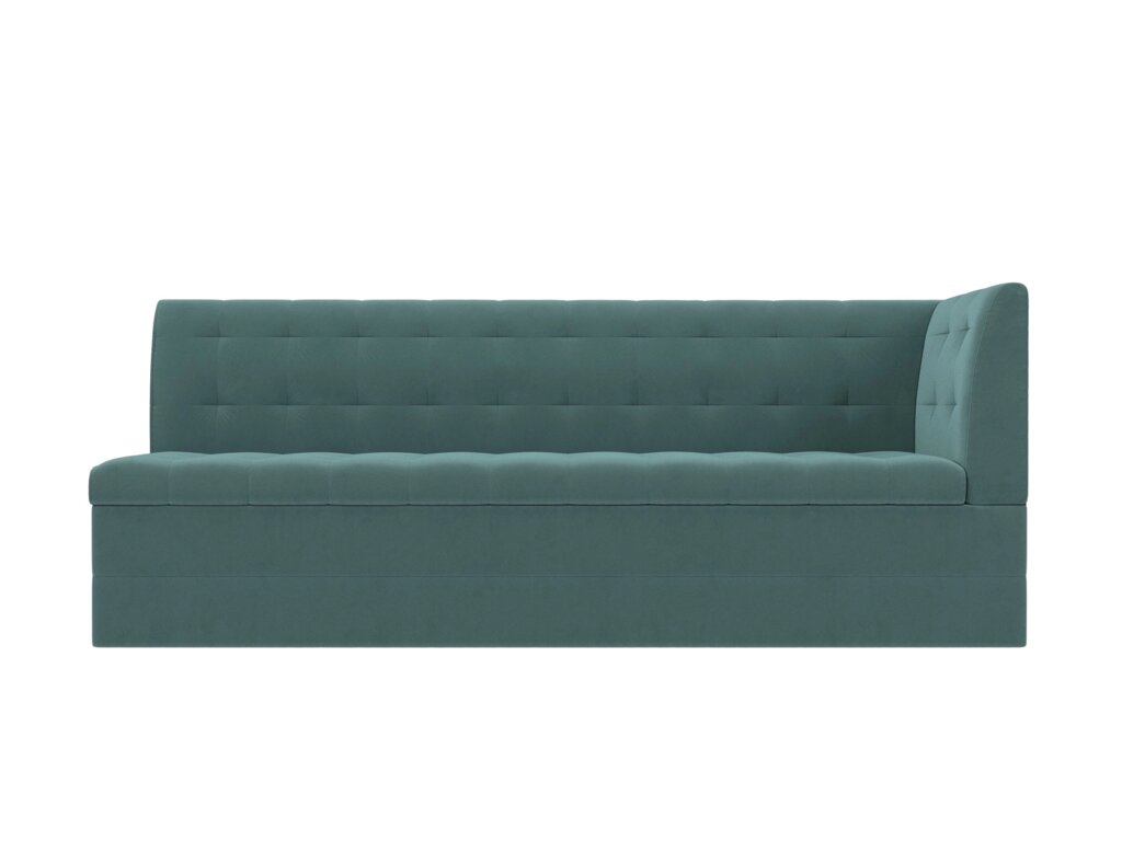 Кухонный диван Бриз с углом | бирюзовый от компании M-Lion мебель - фото 1