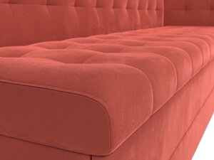 Кухонный диван Бриз с углом | Коралловый
