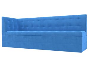 Кухонный диван Бриз с углом слева | Голубой