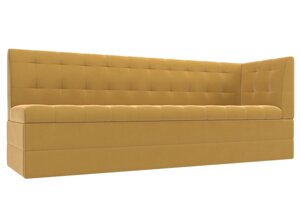 Кухонный диван Бриз с углом | Желтый