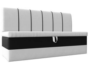 Кухонный диван Энигма | Белый | Черный