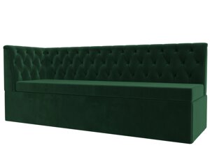 Кухонный диван Маркиз с углом слева | Зеленый