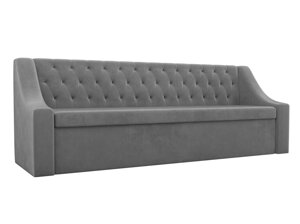 Кухонный прямой диван Мерлин | Серый