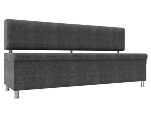 Кухонный прямой диван Стайл | Серый