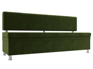 Кухонный прямой диван Стайл | Зеленый