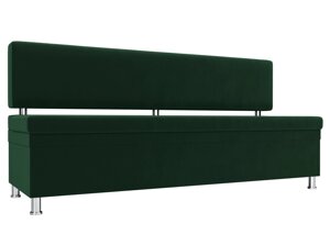 Кухонный прямой диван Стайл | Зеленый