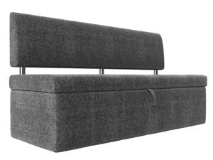 Кухонный прямой диван Стоун | Серый