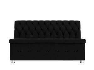 Кухонный прямой диван Вента | Черный