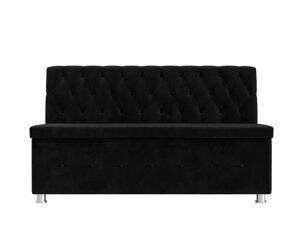 Кухонный прямой диван Вента | Черный