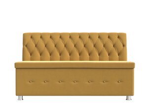 Кухонный прямой диван Вента | Желтый
