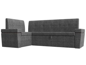 Кухонный угловой диван Деметра левый угол | Серый
