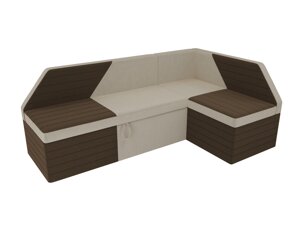Кухонный угловой диван Дуглас | бежевый | коричневый