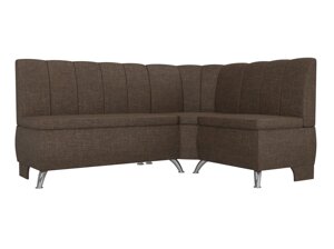 Кухонный угловой диван Кантри | Коричневый