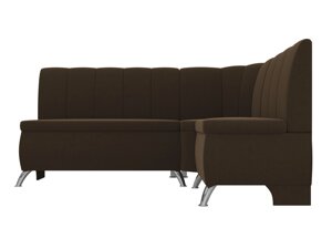 Кухонный угловой диван Кантри | Коричневый