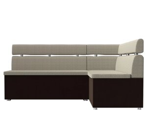 Кухонный угловой диван Классик | Корфу 02 | коричневый