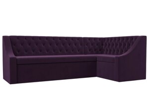 Кухонный угловой диван Мерлин | Фиолетовый