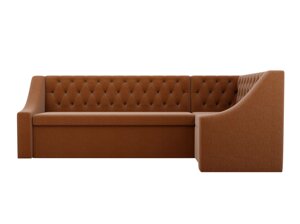 Кухонный угловой диван Мерлин | Коричневый