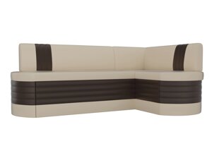 Кухонный угловой диван Токио | бежевый | коричневый