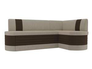 Кухонный угловой диван Токио | бежевый | коричневый