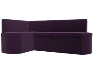 Кухонный угловой диван Токио левый угол | Фиолетовый
