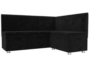 Кухонный угловой диван Уют | Черный