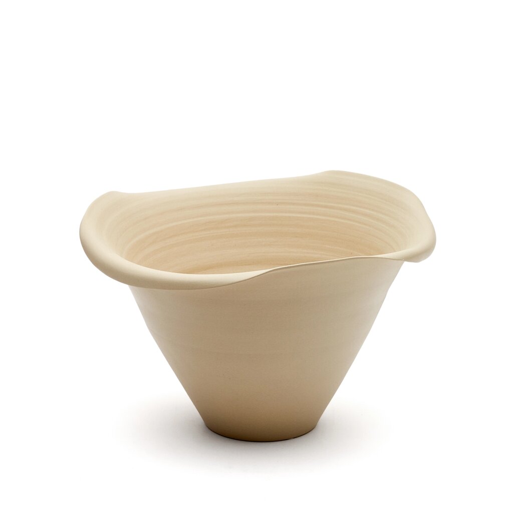 Macaire Керамическая ваза бежевого цвета 23 см от компании M-Lion мебель - фото 1