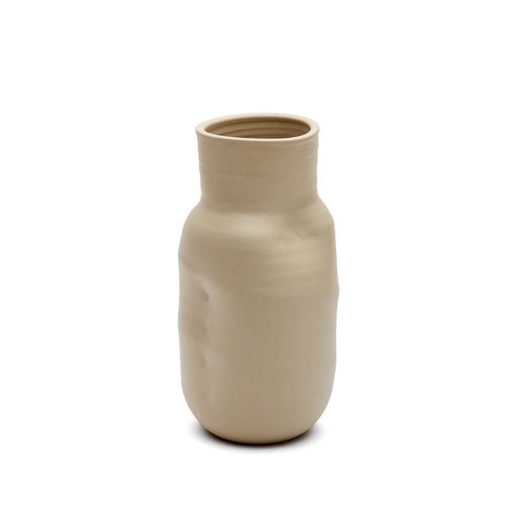 Macaire Керамическая ваза бежевого цвета 34 см от компании M-Lion мебель - фото 1