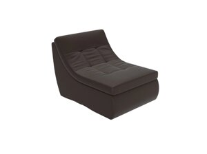 Модуль Холидей кресло, экокожа, коричневый