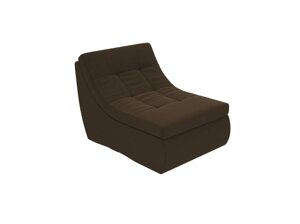 Модуль Холидей кресло, микровельвет, коричневый