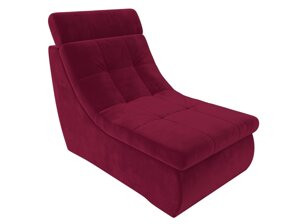 Модуль Холидей Люкс кресло, микровельвет, бордовый