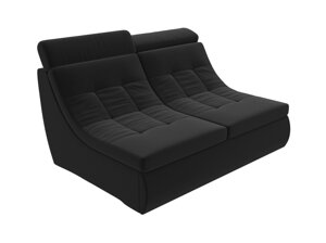 Модуль Холидей Люкс раскладной диван | Черный