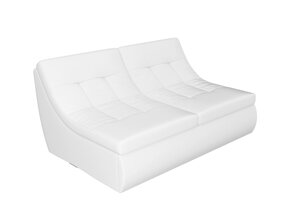 Модуль Холидей раскладной диван, экокожа, белый