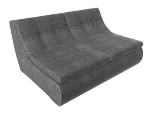 Модуль Холидей раскладной диван, рогожка, серый