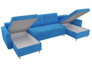 П-образный диван Белфаст | Голубой