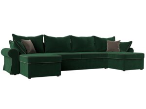 П-образный диван Элис | Зеленый