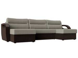 П-образный диван Форсайт | Корфу 02 | коричневый