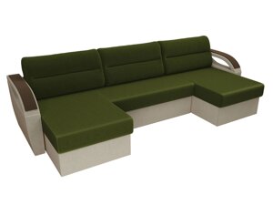 П-образный диван Форсайт | Зеленый