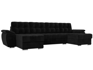 П-образный диван Нэстор | Черный