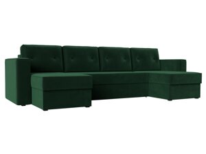 П-образный диван Принстон | Зеленый