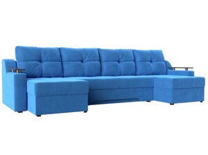 П-образный диван Сенатор | Голубой