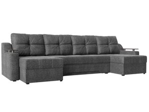 П-образный диван Сенатор | Серый