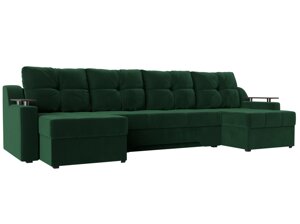 П-образный диван Сенатор | Зеленый
