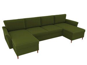 П-образный диван София | Зеленый