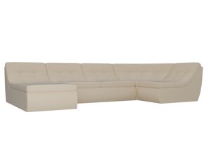 П-образный модульный диван Холидей | Бежевый
