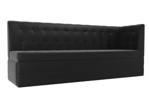 Кухонный диван Бриз с углом | Черный