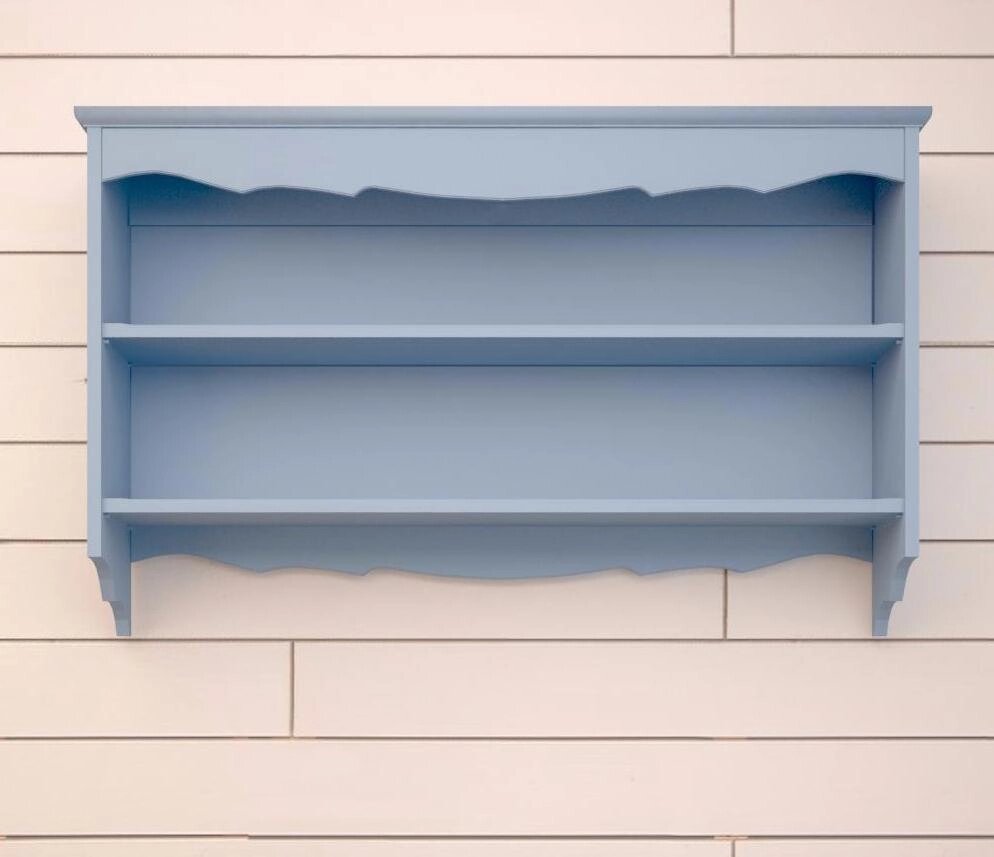 Полка голубая "Leontina" для книг от компании M-Lion мебель - фото 1
