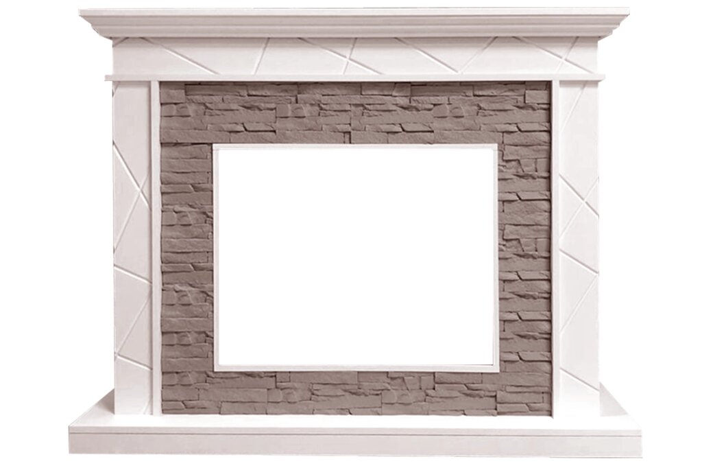 Портал Basel - Белый - Сланец серый от компании M-Lion мебель - фото 1
