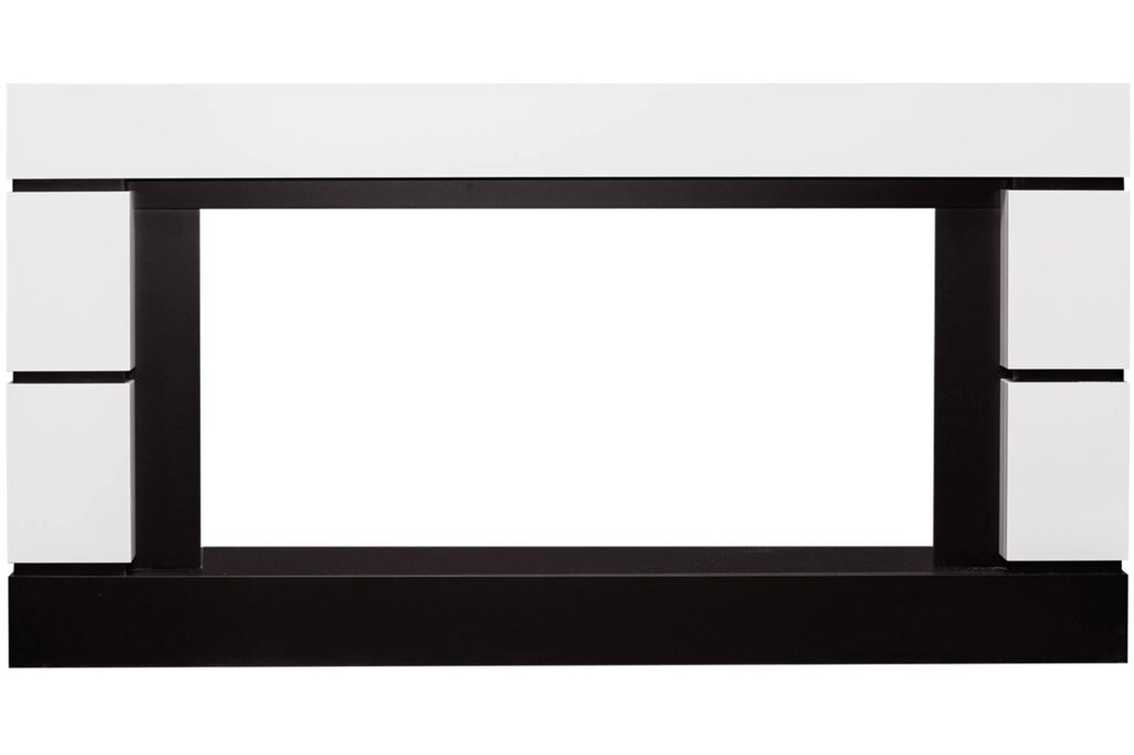 Портал Modern - Белый с черным (Глубина 300 мм) от компании M-Lion мебель - фото 1